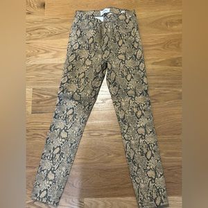 Printed frame pant